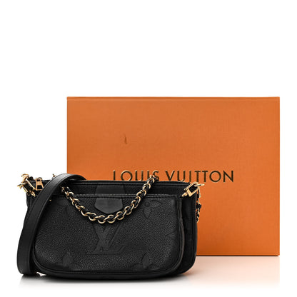 Louis Vuitton Empreinte Monogram Giant Multi Pochette Accessories Black 12 of 12