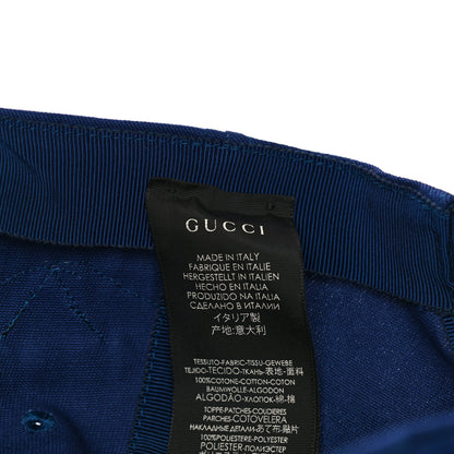 Gucci X MLB Cotton NY Yankees Baseball Hat 57-61 Blue 7 of 8