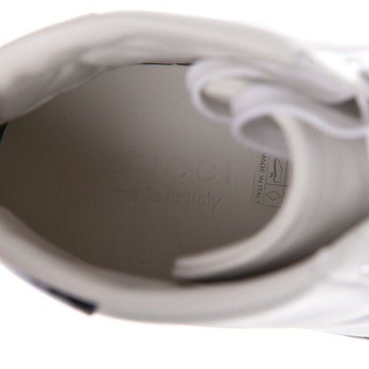 Gucci Calfskin Ayers Web Tiger Removable Patches Mens Ace High Top Sneakers 11 White 8 of 10