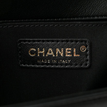 Chanel Calfskin Quilted Medium Boy Flap Black 6 of 10