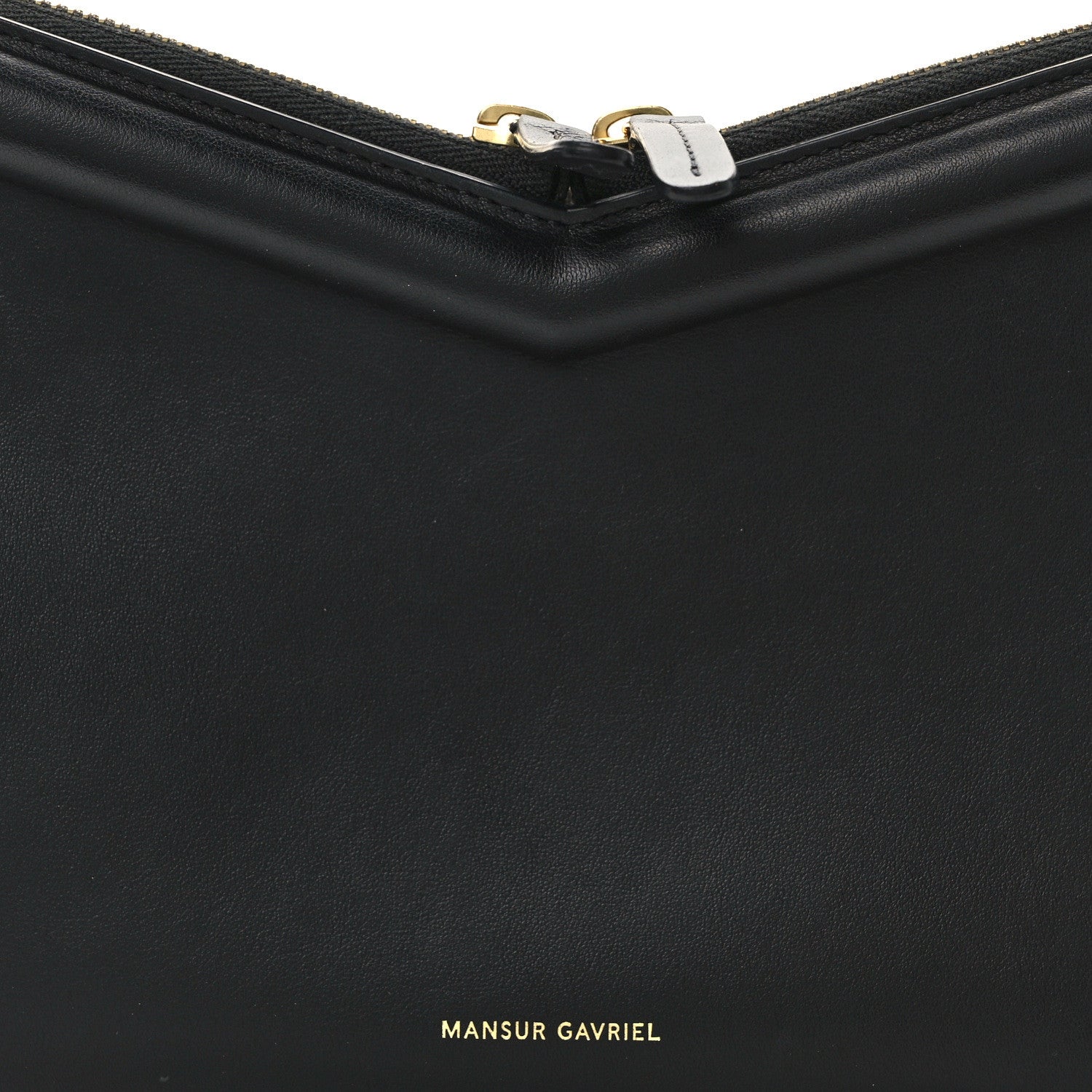 Mansur Gavriel Calfskin M Frame Baguette Black 5 of 8