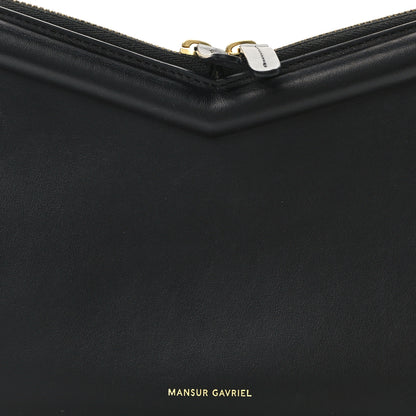 Mansur Gavriel Calfskin M Frame Baguette Black 5 of 8
