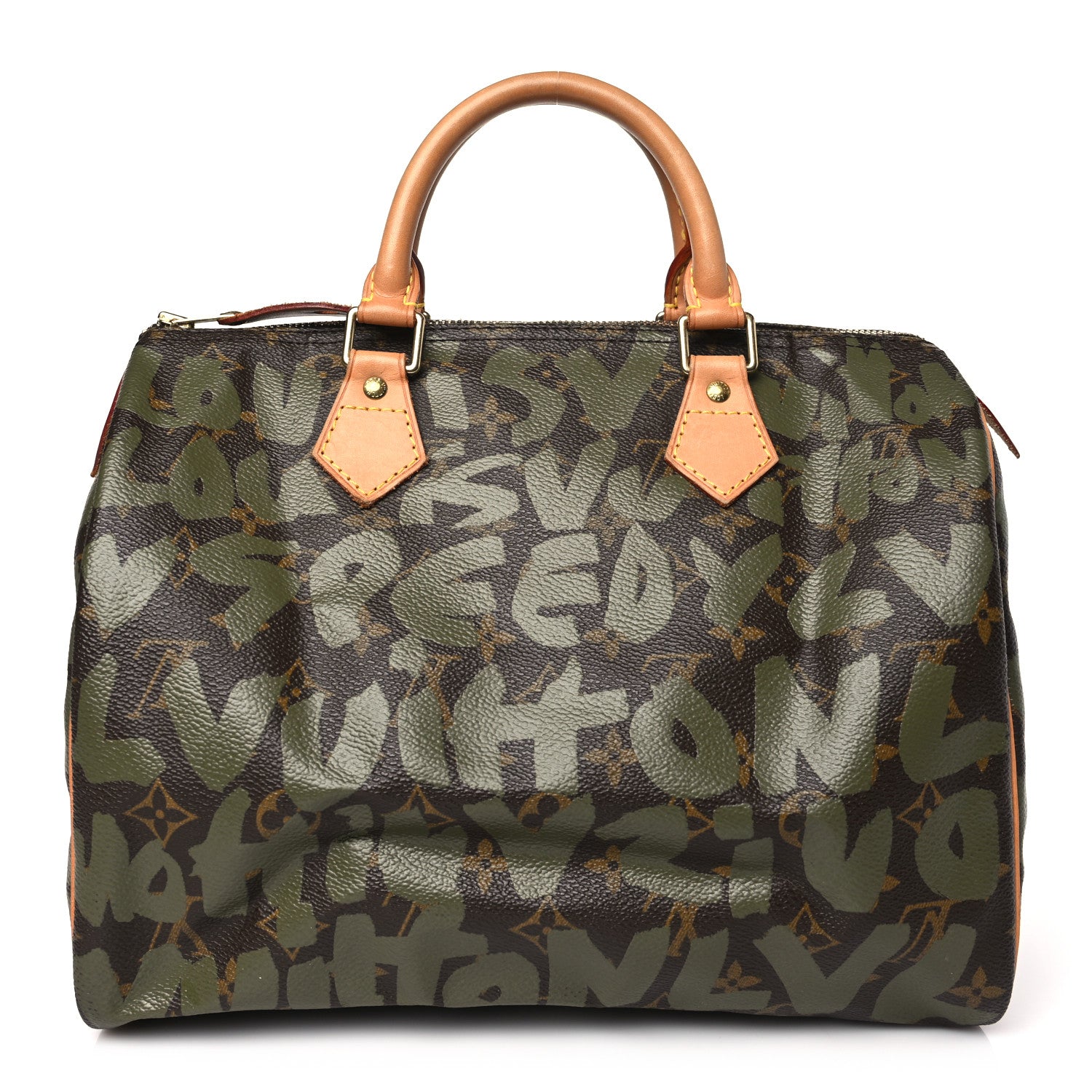 Louis Vuitton Monogram Graffiti Speedy 30 Kaki 1 of 10