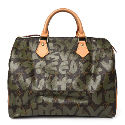 Louis Vuitton Monogram Graffiti Speedy 30 Kaki 1 of 10