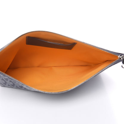 Goyard Goyardine Senat Pochette MM Grey 5 of 6