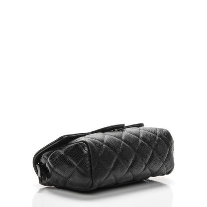 Chanel Caviar Quilted Flap Cosmetic Case Black 4 of 8