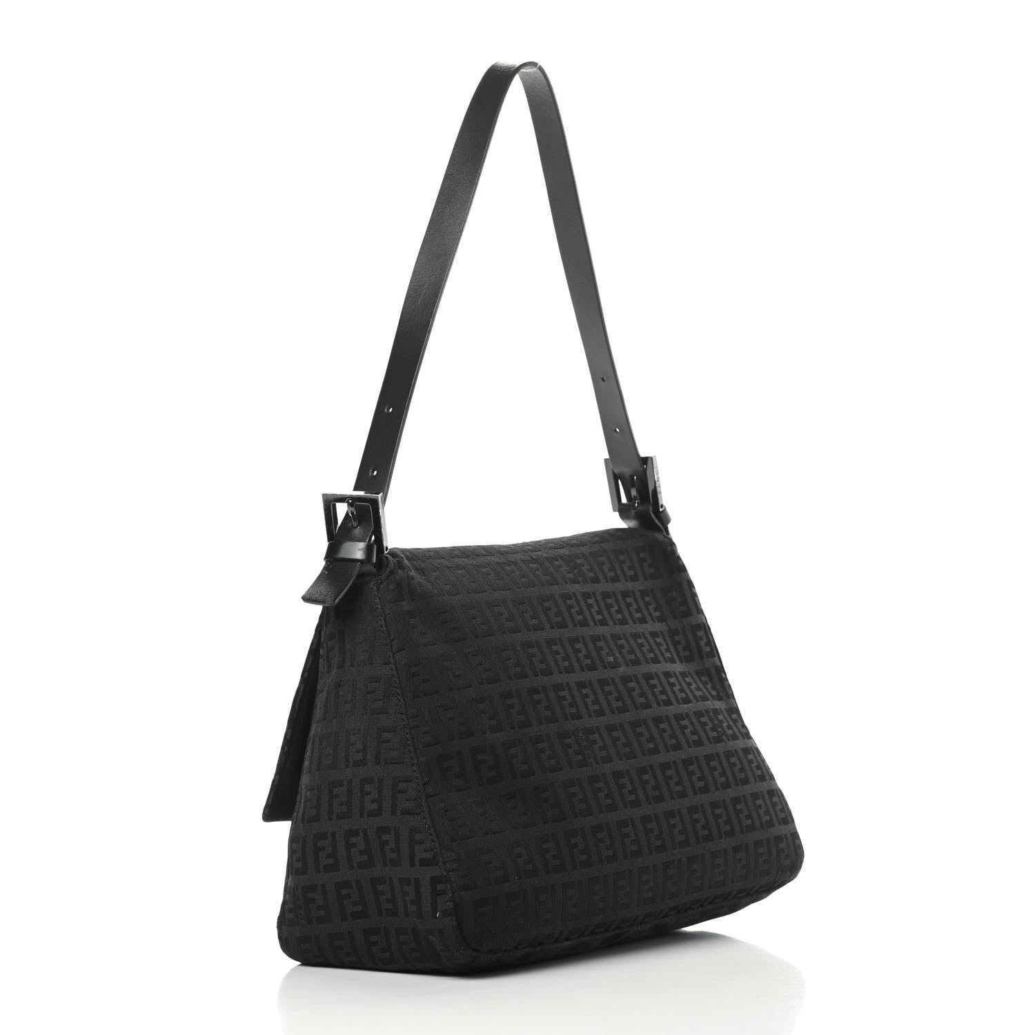 Fendi Zucchino Mama Baguette Black 3 of 14