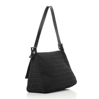 Fendi Zucchino Mama Baguette Black 3 of 14