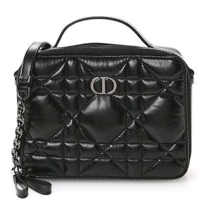 Christian Dior Calfskin Macrocannage Caro Box Bag Black 1 of 10