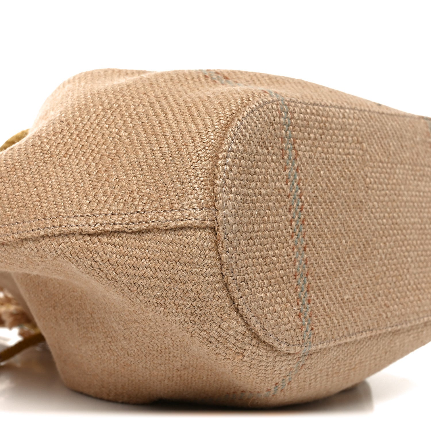 Christian Louboutin Raffia Woven By My Side Shoulder Bag Natural