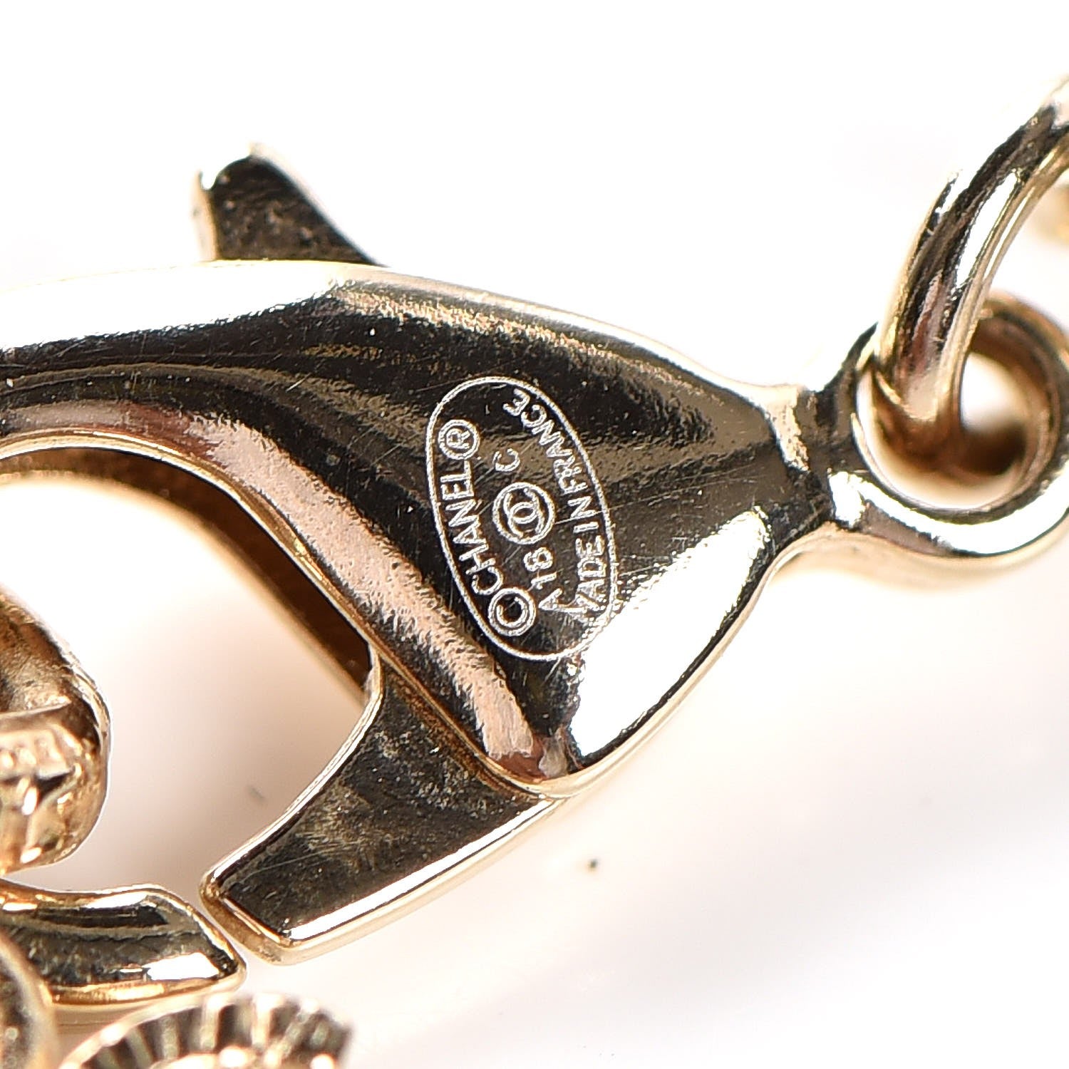 Chanel Multi Strand CC Short Necklace Black Gold 4 of 5