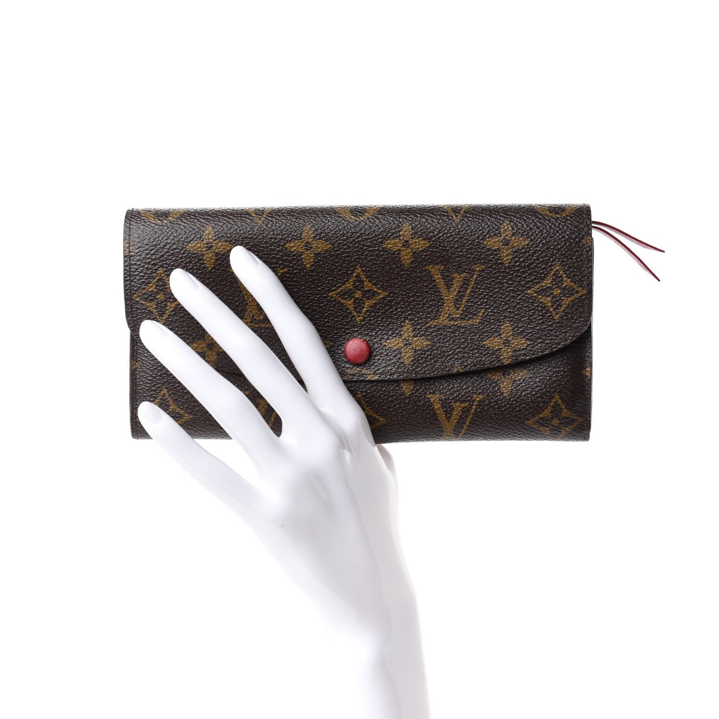 Monogram Emilie Wallet Red