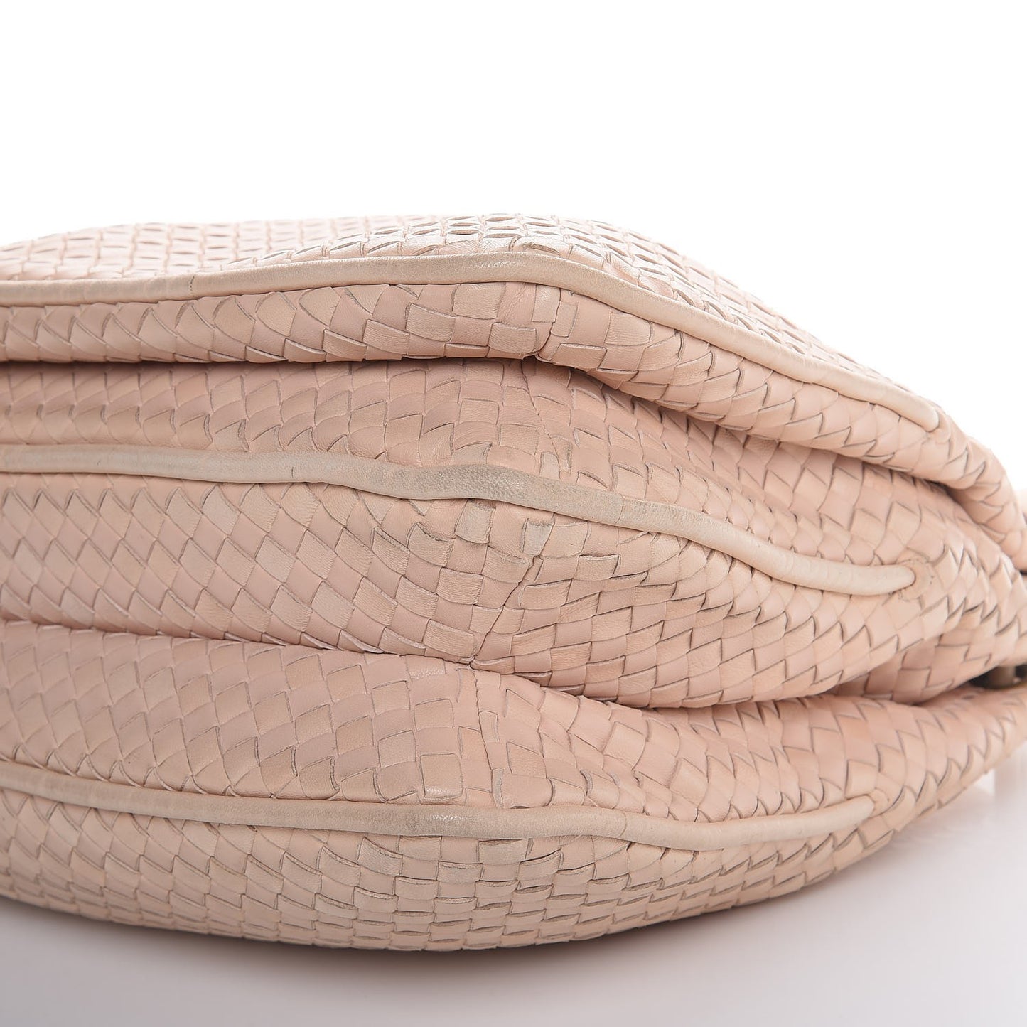 Nappa Intrecciato Duette Shoulder Bag Lotus