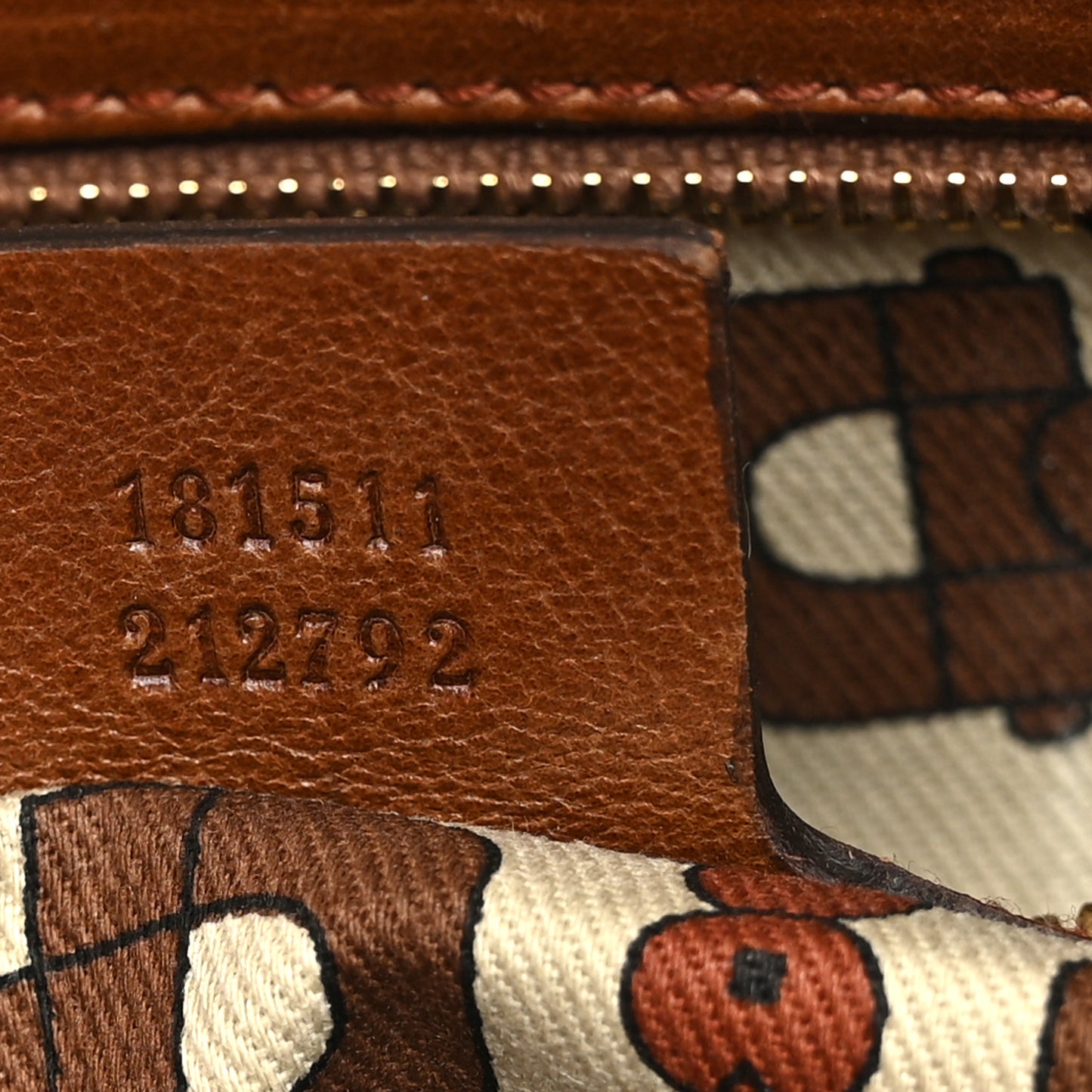 Guccissima Trim Large Signoria Tote Brown