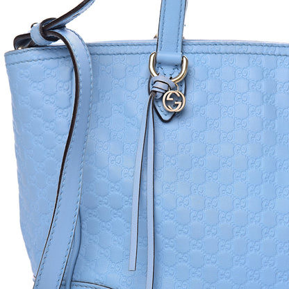 Gucci Microguccissima Small Bree Tote Mineral Blue 11 of 11