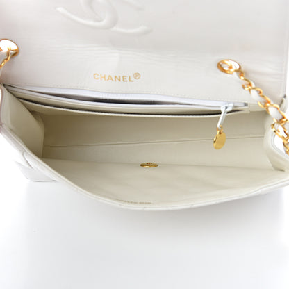 Chanel Lambskin Quilted Medium Single Flap White 5 of 18