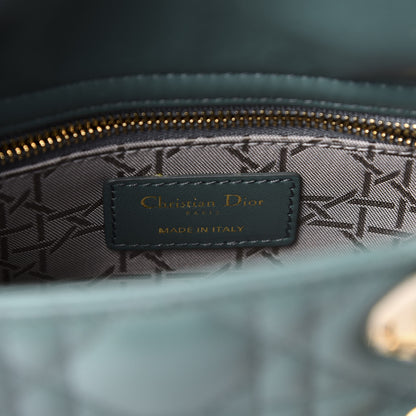 Christian Dior Lambskin Cannage Small My ABCDior Lady Dior Green 7 of 8