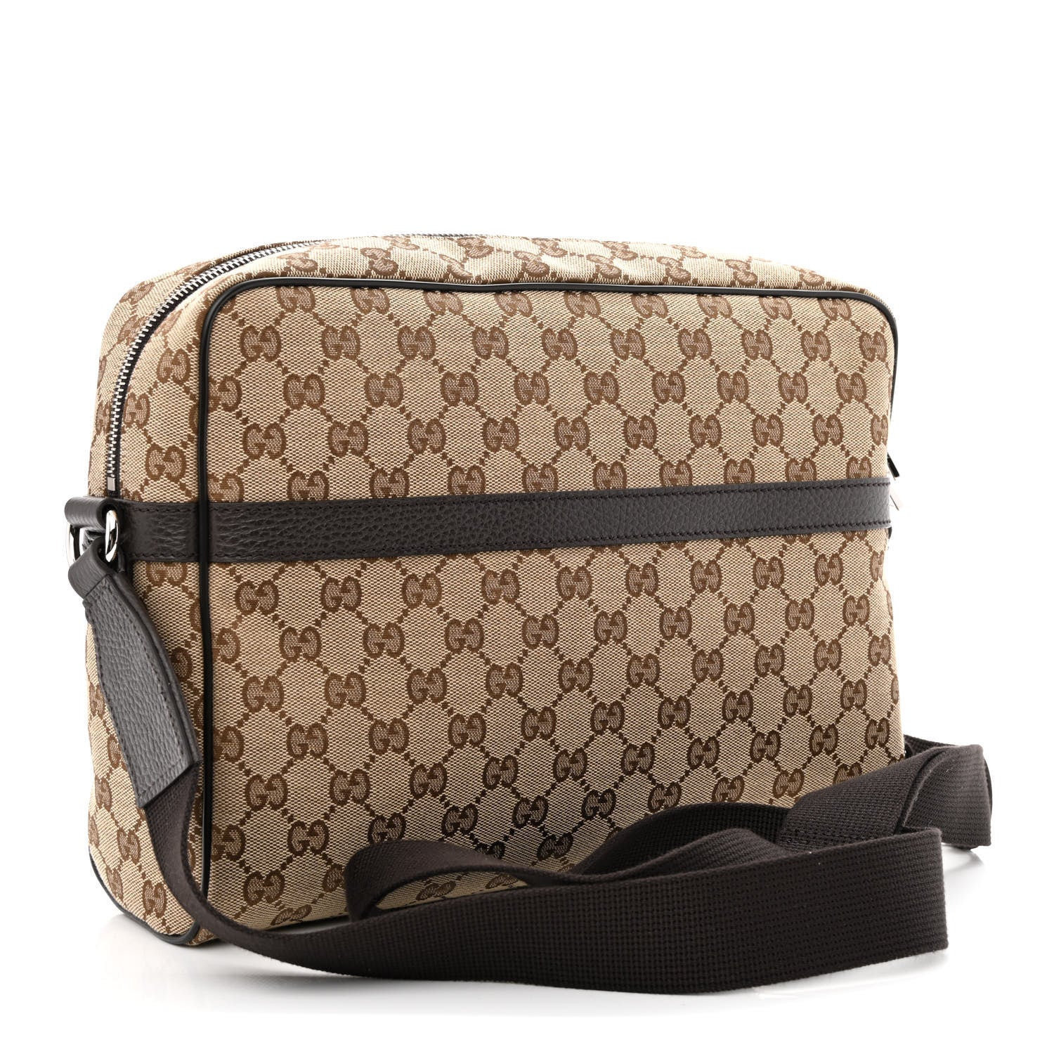 Gucci Monogram Messenger Bag Dark Brown 3 of 10