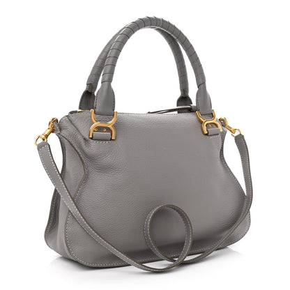 Chloe Calfskin Medium Marcie Satchel Cashmere Grey 3 of 11