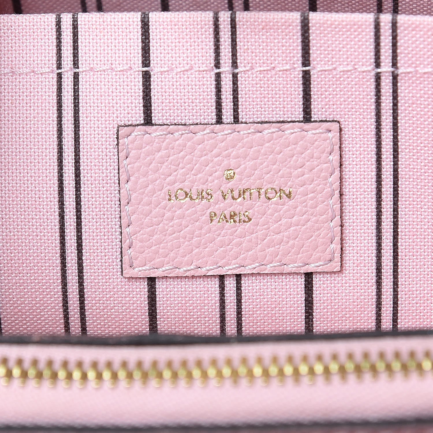 Louis Vuitton Empreinte Montaigne MM Rose Ballerine 8 of 17