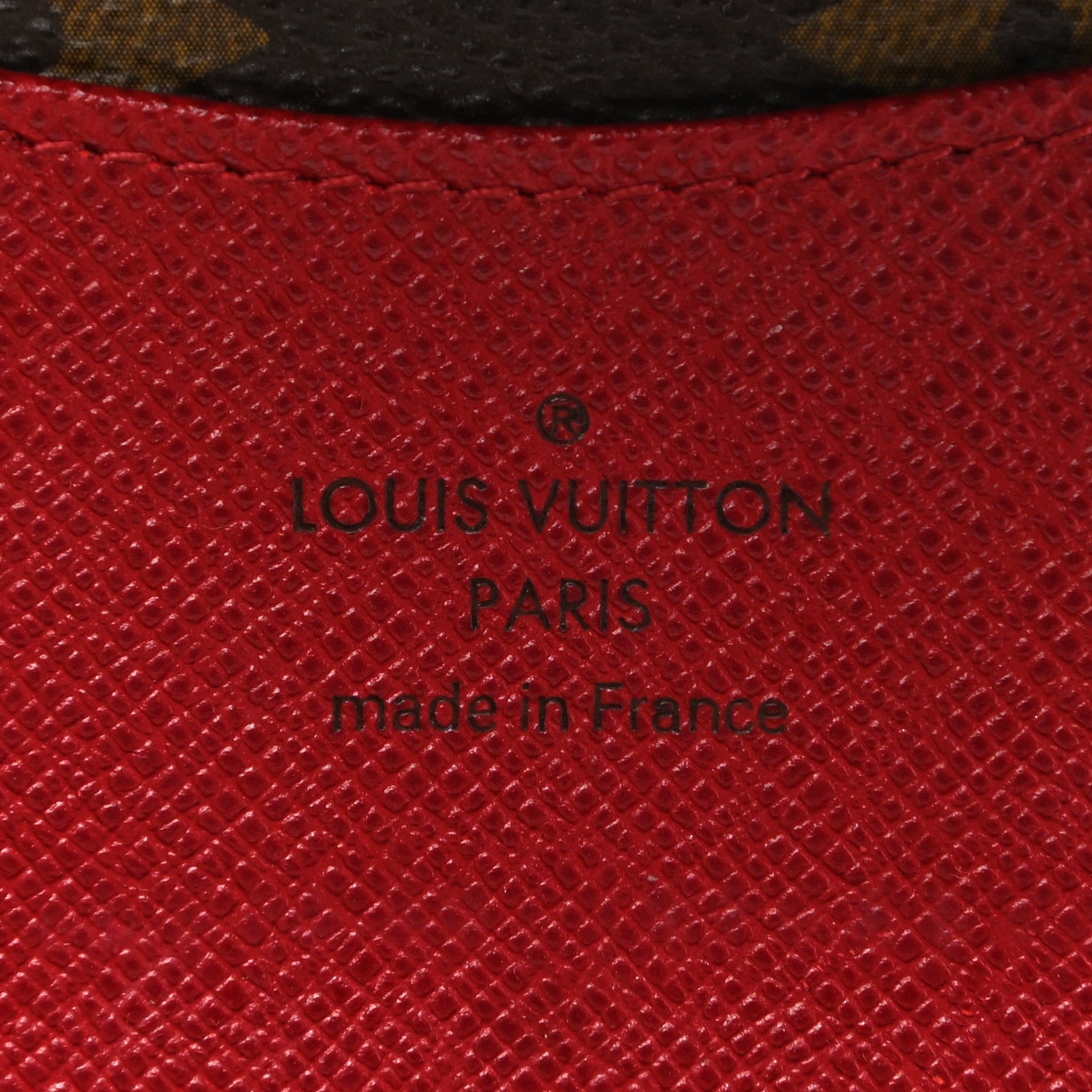 Louis Vuitton Monogram Josephine Wallet Red 6 of 10