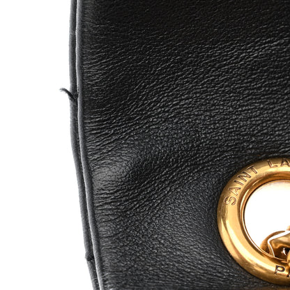 Saint Laurent Calfskin Y Quilted Monogram Medium Loulou Chain Satchel Black 12 of 12