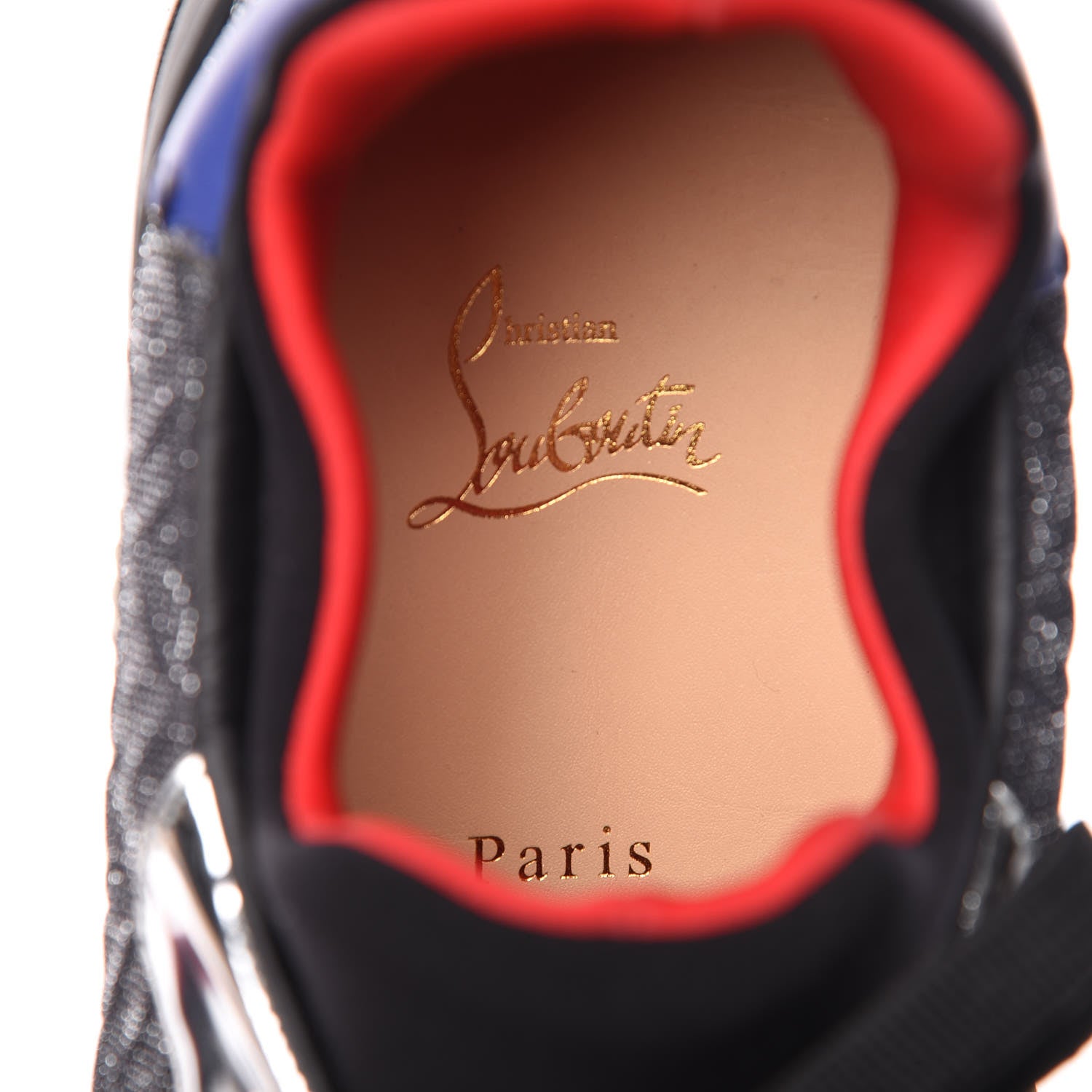 Christian Louboutin Calfskin Mesh Mens Aurelien Flat Sneakers 43 Multi 7 of 8