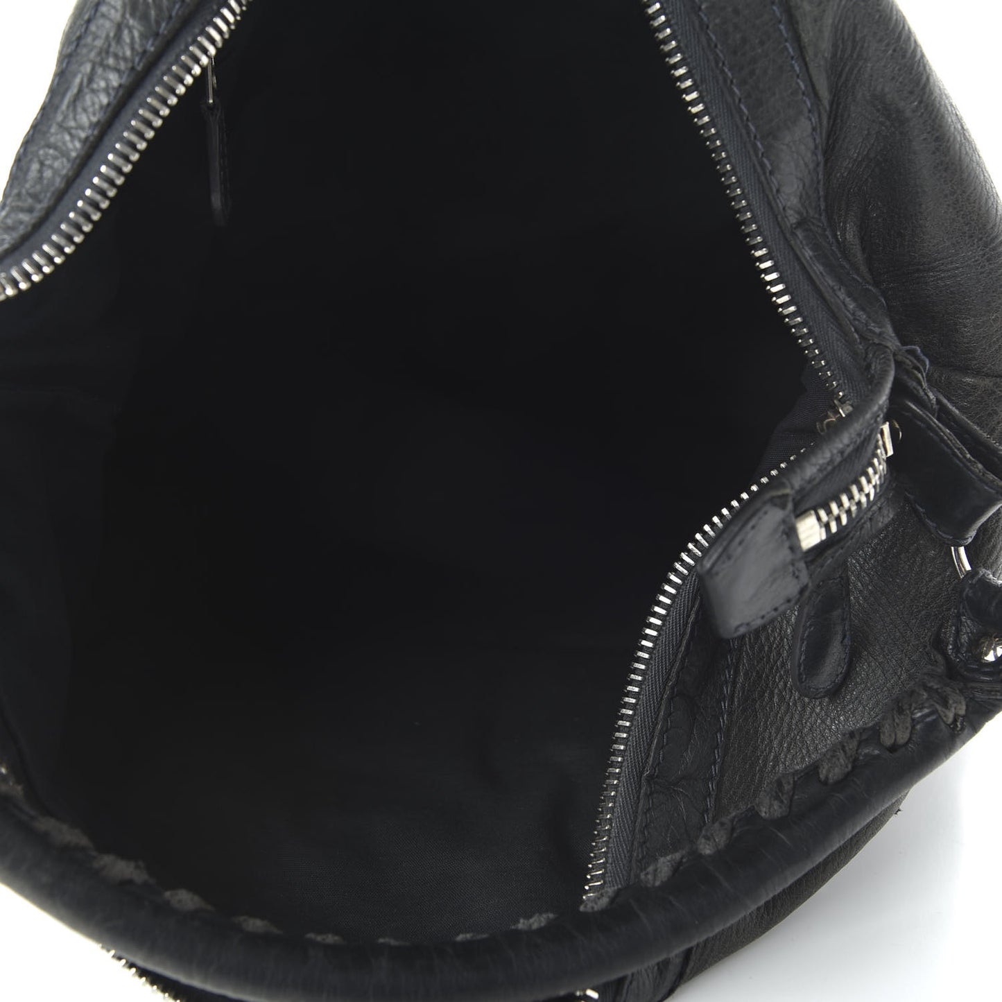 Agneau Giant 21 Silver Hardware Day Hobo Anthracite