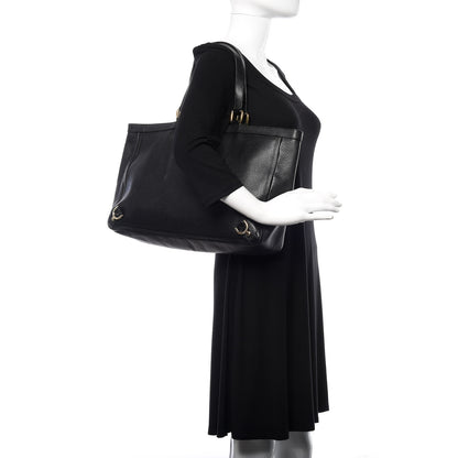 Gucci Calfskin Large Abbey Tote Black 2 of 11