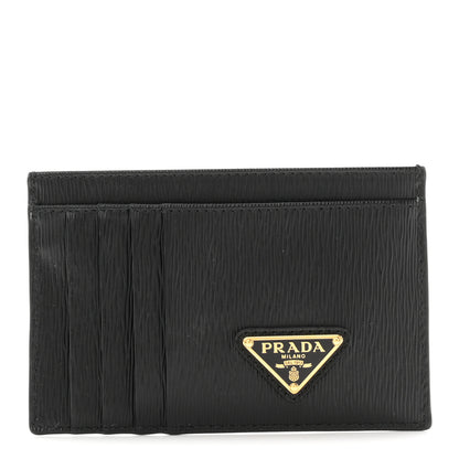 Prada Vitello Move Triangle Logo Card Case Black 1 of 8