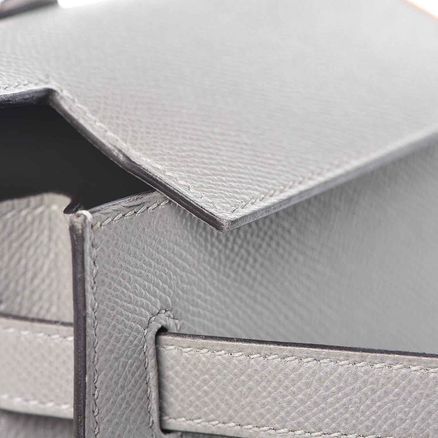 Hermes Epsom Kelly Sellier 32 Gris Mouette 34 of 47