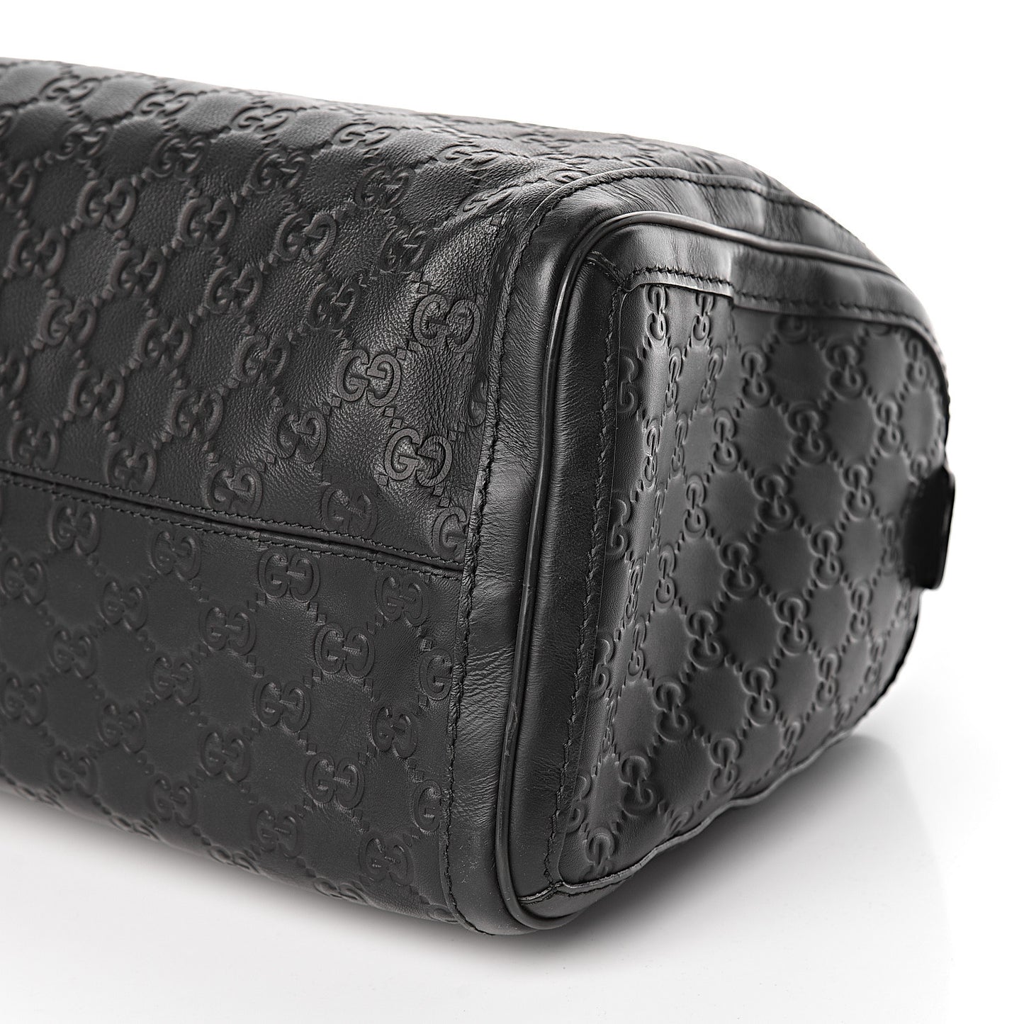 Guccissima Medium Techno Tag Boston Black