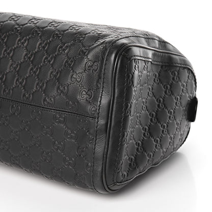 Gucci Guccissima Medium Techno Tag Boston Black 9 of 10