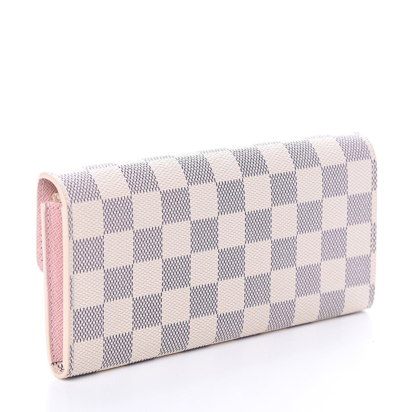 Damier Azur Emilie Wallet Rose Ballerine