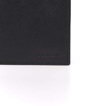 Prada Saffiano Bi-Fold Wallet Black 7 of 8
