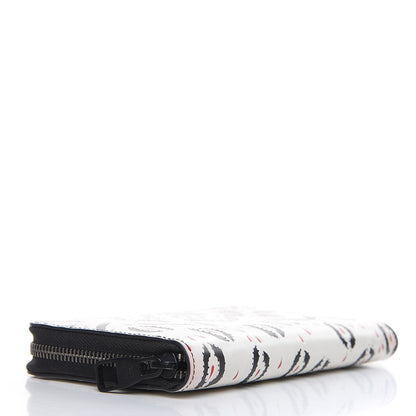 Louis Vuitton Calfskin Zippy Wallet Graphic Print 4 of 15
