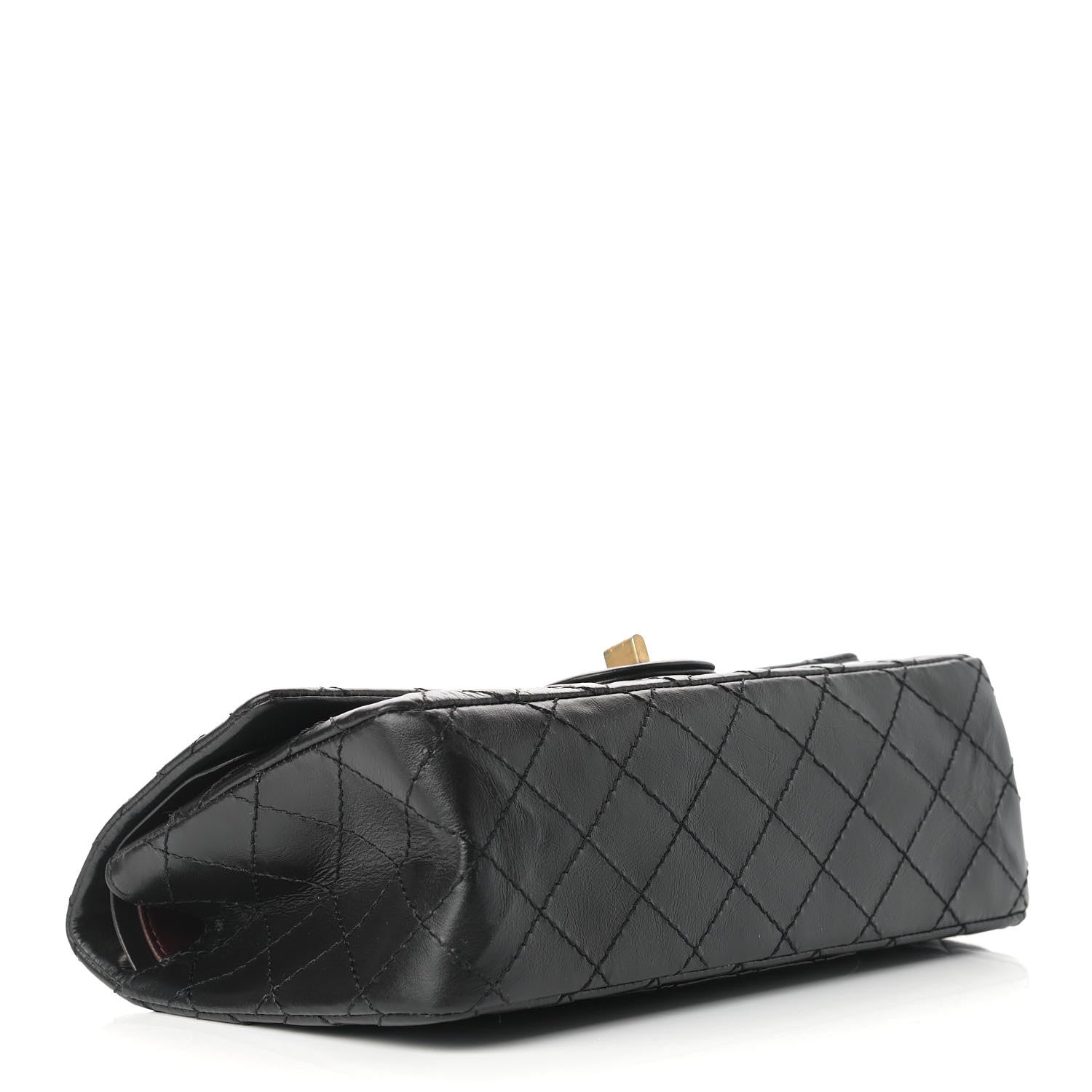 Chanel Aged Calfskin Quilted 2.55 Reissue 225 Flap Black 4 of 12