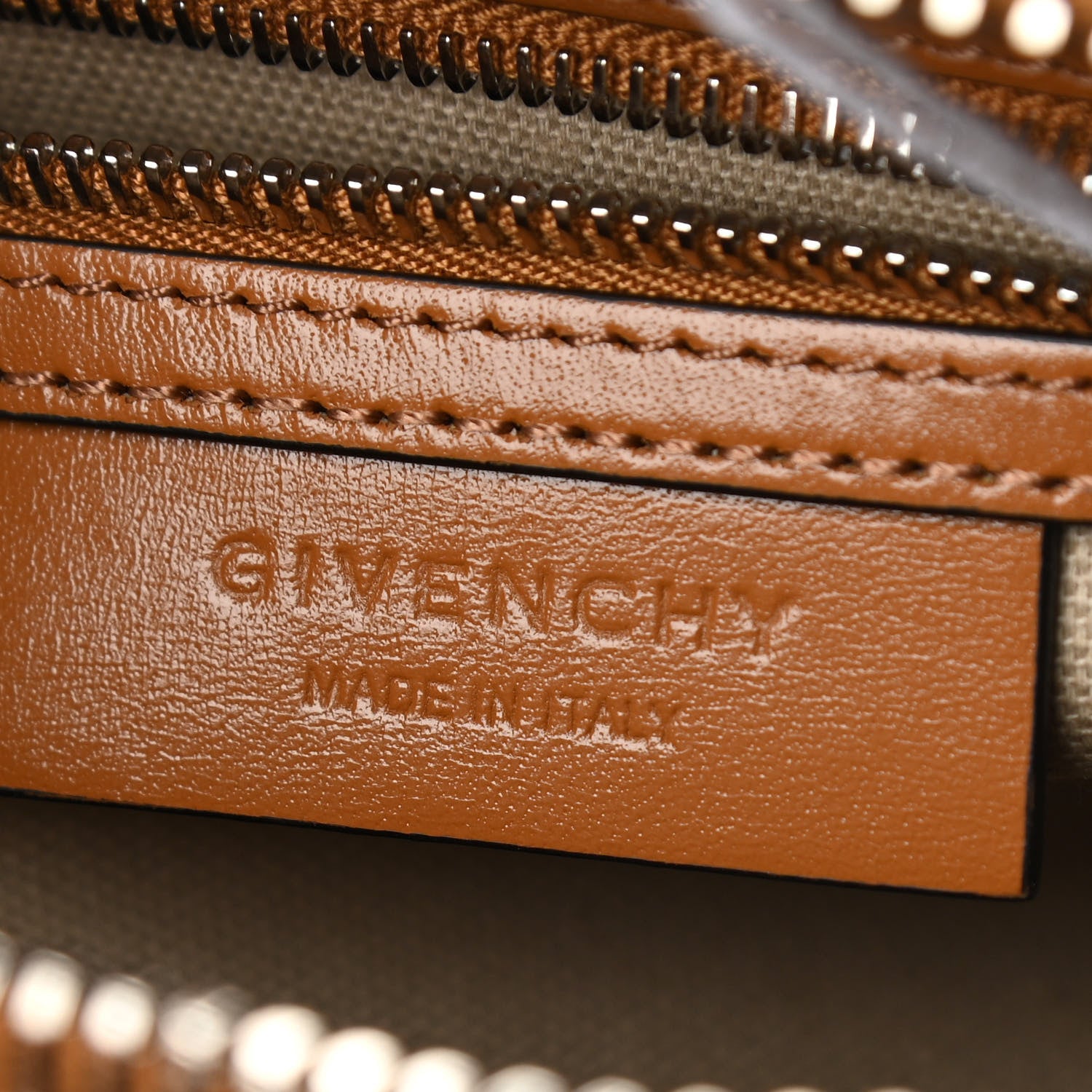 Givenchy Shiny Lord Calfskin Mini Antigona Camel 6 of 11