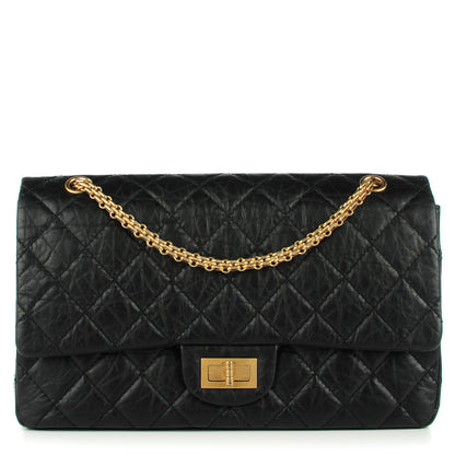 Chanel Aged Calfskin Quilted 2.55 Reissue 227 Flap Black 1 of 8