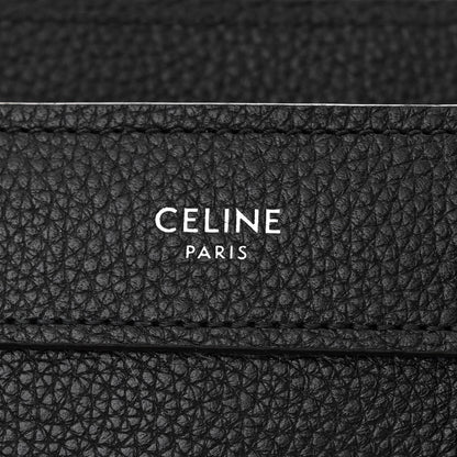 Celine Drummed Calfskin Nano Luggage Black 7 of 10