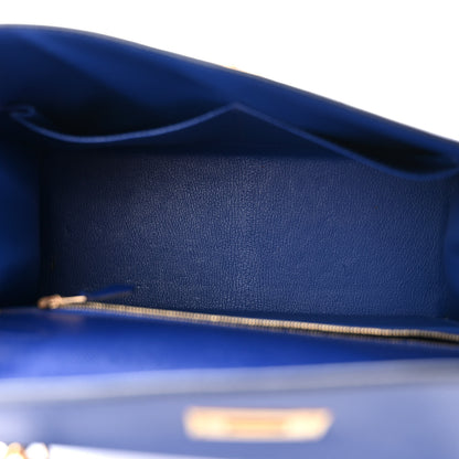 Hermes Epsom Kelly Sellier 28 Bleu Electrique 5 of 10
