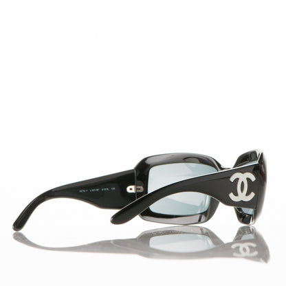 Chanel Mother of Pearl CC Sunglasses 5076-H Black 4 of 8