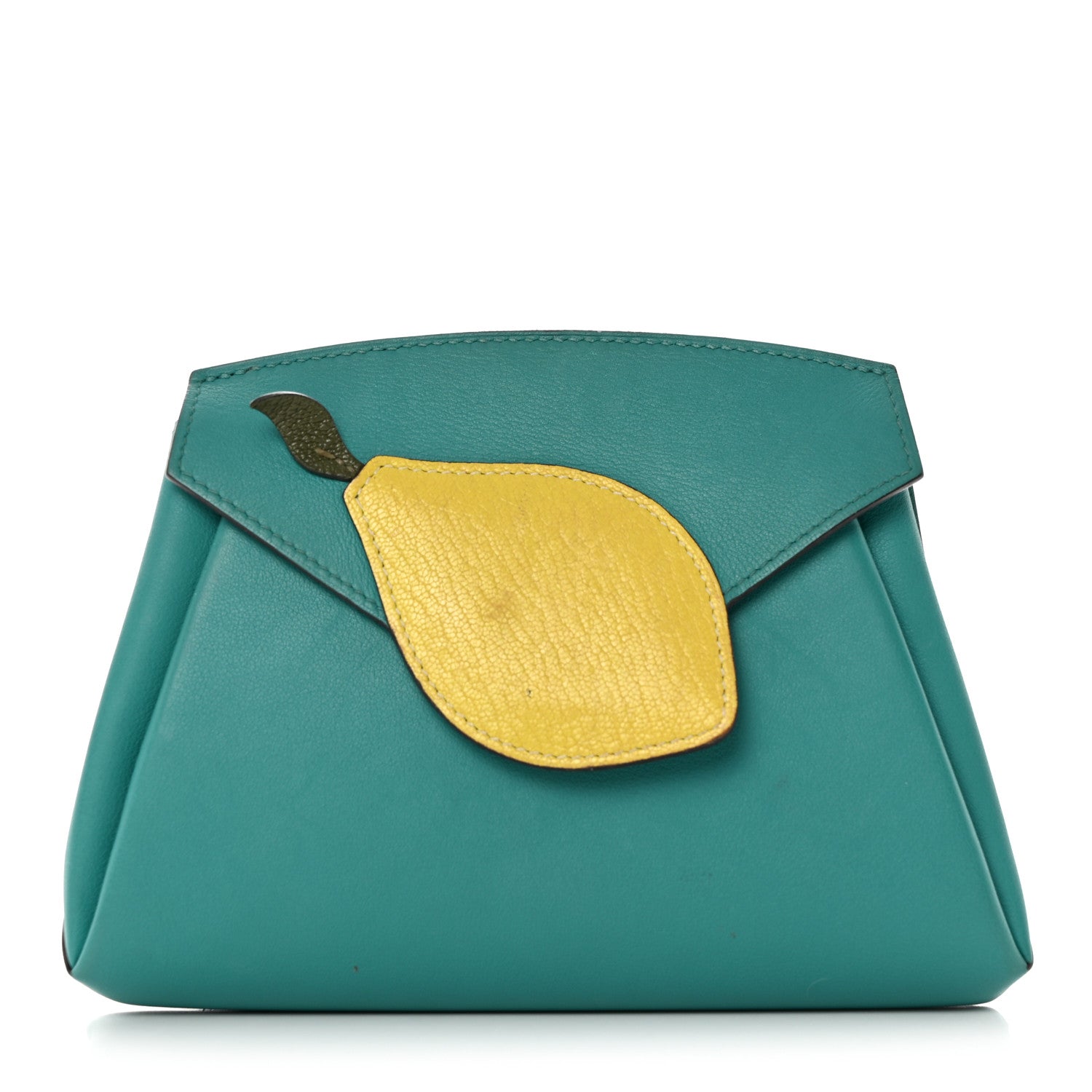 Hermes Swift Chevre Mysore Hermail Tutti Frutti Lemon Wallet Bleu Paon Lime Canopee 1 of 14
