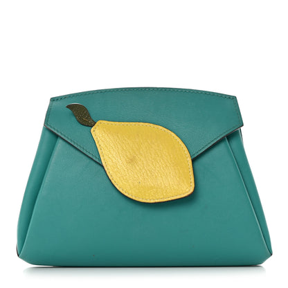 Hermes Swift Chevre Mysore Hermail Tutti Frutti Lemon Wallet Bleu Paon Lime Canopee 1 of 14