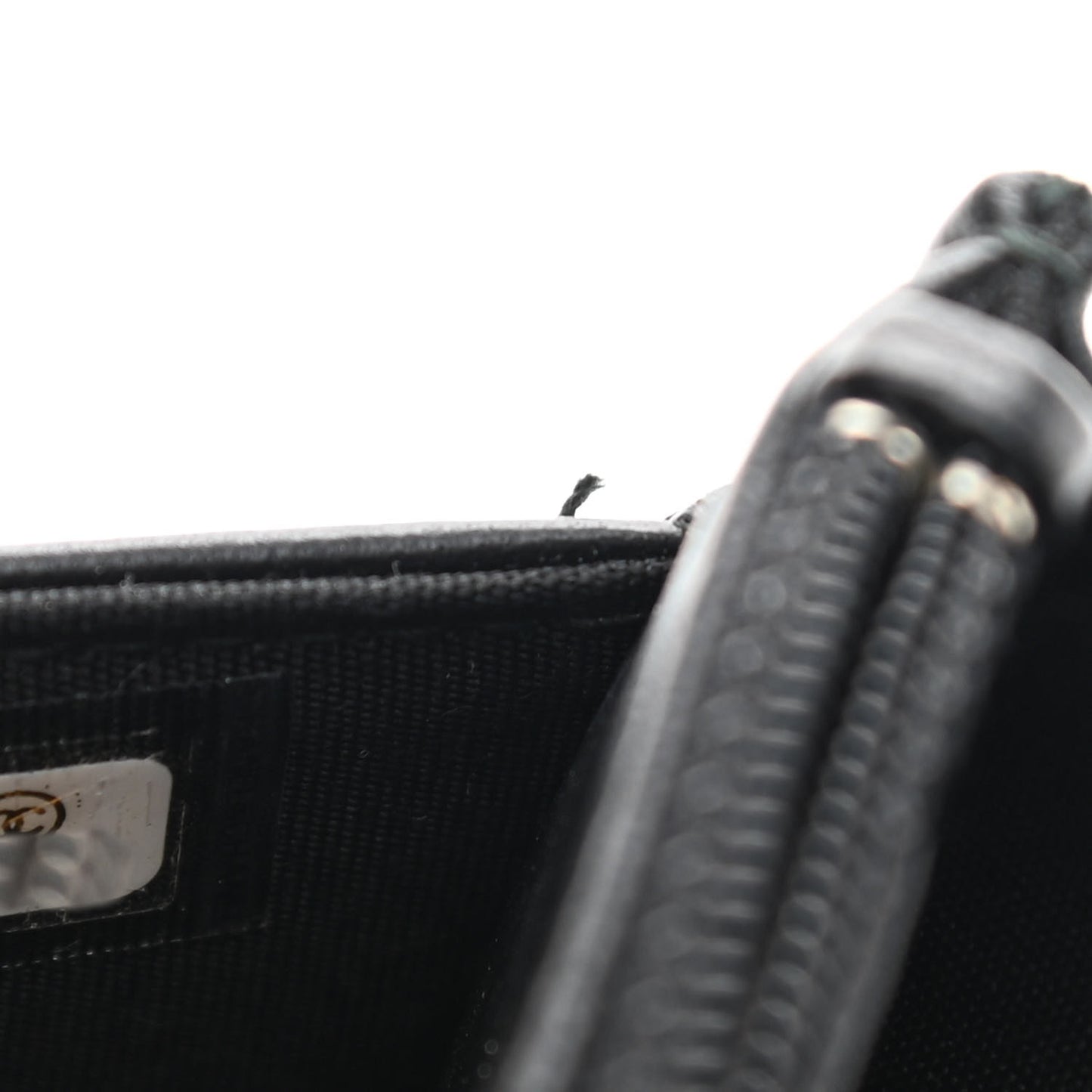 Orylag Lambskin Wallet On Chain Black