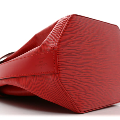 Louis Vuitton Epi Sac D'epaule Castillan Red 7 of 8