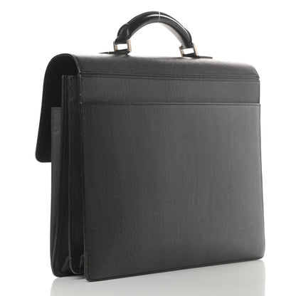 Louis Vuitton Taiga Neo Robusto 2 Compartment Briefcase Black 3 of 15