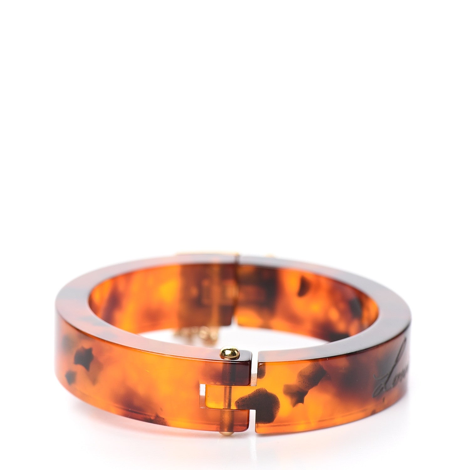 Louis Vuitton Lock Me Bracelet Ecaille 2 of 4