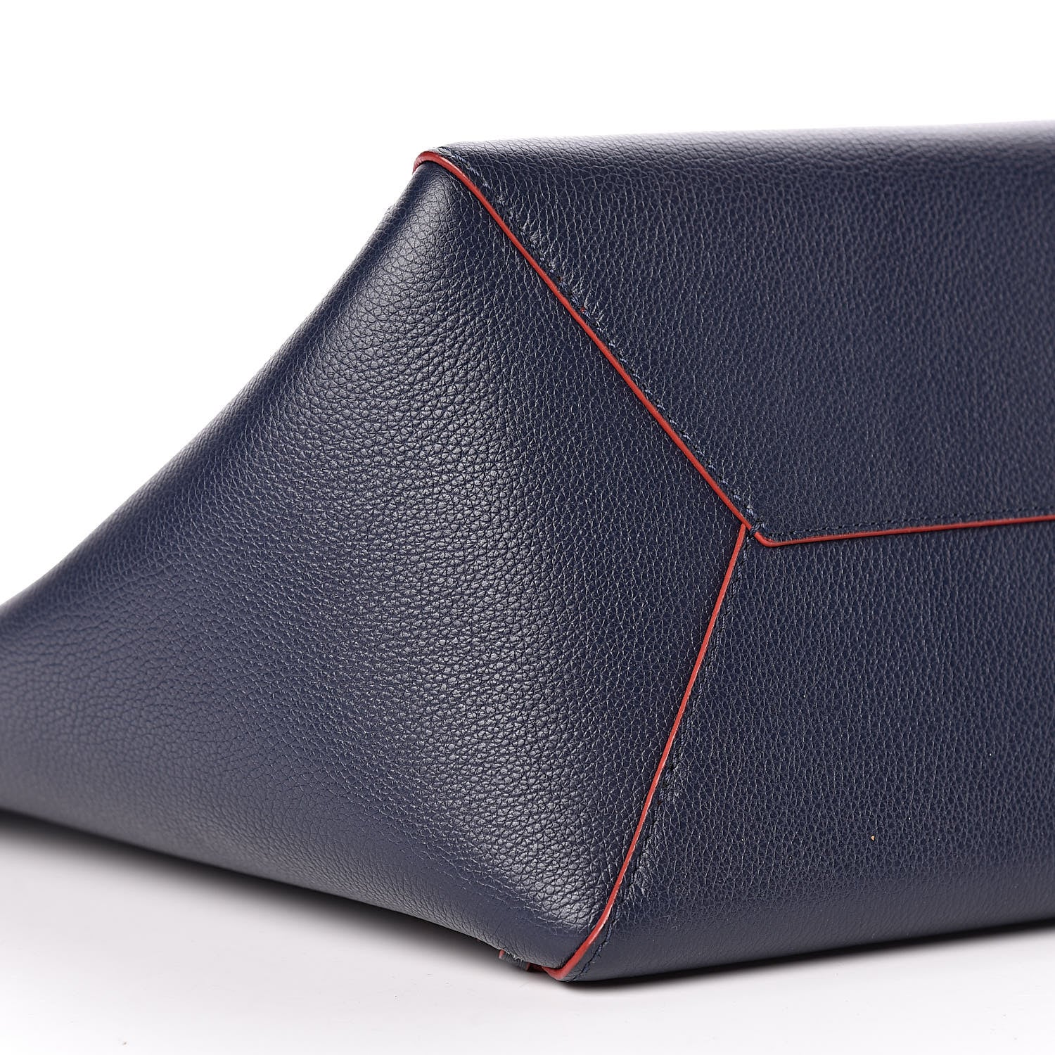 Louis Vuitton Calfskin Braided Lockme Cabas Marine Rouge 8 of 10