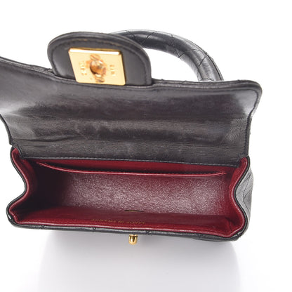 Chanel Lambskin Mini Kelly Flap Bag Black 6 of 16